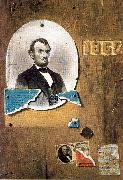 Peto, John Frederick Lincoln and the 25 Cent Note oil painting